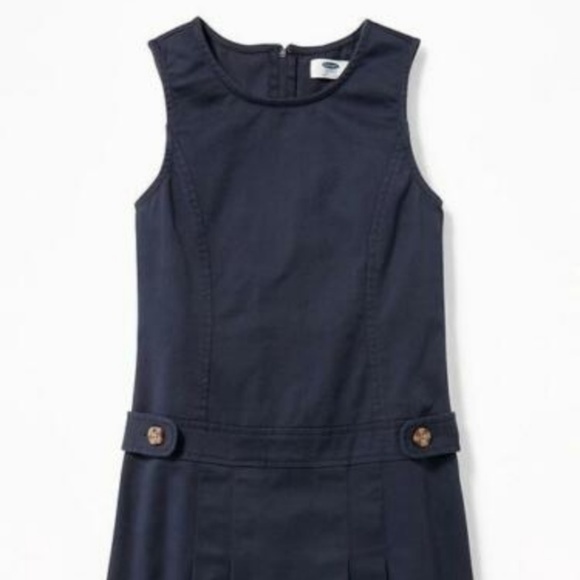 Old Navy Uniform Dress for Girls Navy Color New - Picture 2 of 5